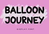 Ballon Journey Font - Featured Image