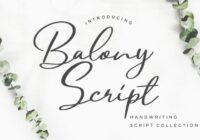 Balony Font - Featured Image