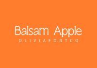 Balsam Apple Font - Featured Image