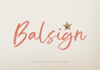 Balsign Font - Featured Image