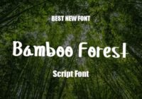 Bamboo Forest Font - Featured Image