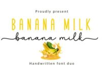 Banana Milk Duo Font - Featured Image