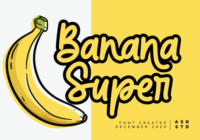 Banana Super Font - Featured Image
