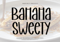 Banana Sweety Font - Featured Image