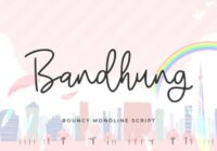 Bandhung Font - Featured Image