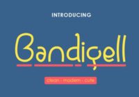Bandigell Font - Featured Image