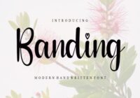 Banding Font - Featured Image