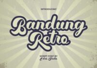 Bandung Retro Font - Featured Image