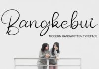 Bangkebui Font - Featured Image