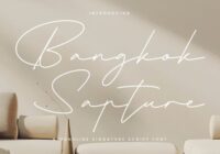 Bangkok Sapture Font - Featured Image