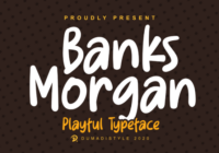 Banks Morgan Font - Featured Image