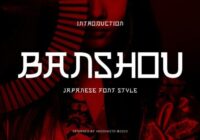 Banshou Font - Featured Image