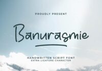 Banurasmie Font - Featured Image