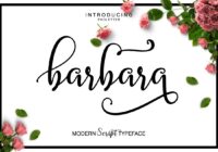 Barbara Script Font - Featured Image