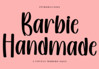 Barbie Handmade Font - Featured Image