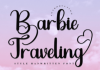 Barbie Traveling Font - Featured Image
