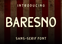 Baresno Font - Featured Image