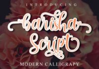 Barisha Script Font - Featured Image