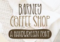 Barney Coffee Shop Font - Featured Image