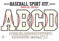 Baseball Army Font - Featured Image