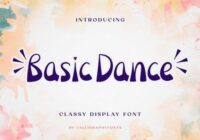 Basic Dance Font - Featured Image
