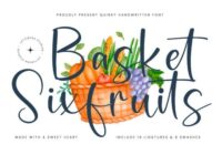Basket Sixfruits Font - Featured Image