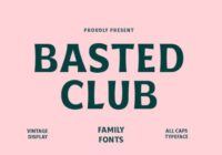 Basted Club Font - Featured Image