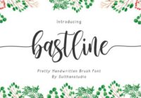 Bastline Font - Featured Image