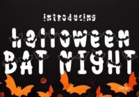 Bat Night Font - Featured Image