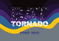 Bat Tornado Duo Font - Featured Image