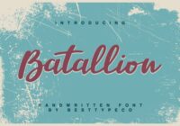 Batallion Font - Featured Image