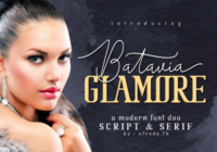 Batavia Glamore Font - Featured Image