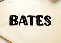 Bates Font - Featured Image