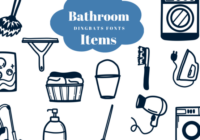 Bathroom Items Font - Featured Image