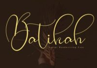 Batikah Font - Featured Image