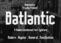 Batlantic Font - Featured Image