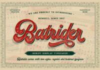 Batrider Font - Featured Image