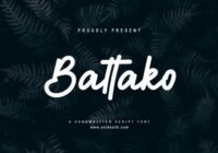 Battako Font - Featured Image