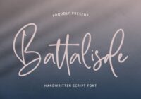 Battalisde Font - Featured Image