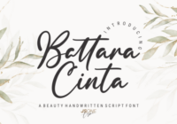 Battara Cinta Font - Featured Image