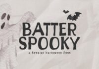Batter Spooky Font - Featured Image