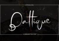 Battique Font - Featured Image