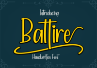 Battire Font - Featured Image