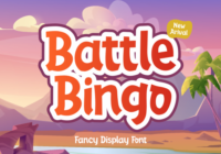 Battle Bingo Font - Featured Image