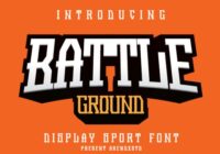 Battleground Font - Featured Image