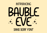 Bauble Eve Font - Featured Image