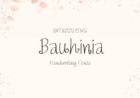 Bauhinia Font - Featured Image
