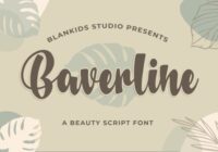 Baverline Font - Featured Image