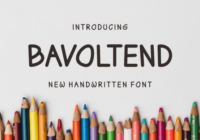 Bavoltend Font - Featured Image