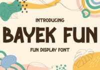 Bayek Fun Font - Featured Image